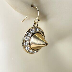 Gold Cone Earrings